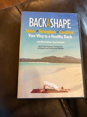 Back in Shape Yoga / Back Care DVD - Blue Beach Cover
